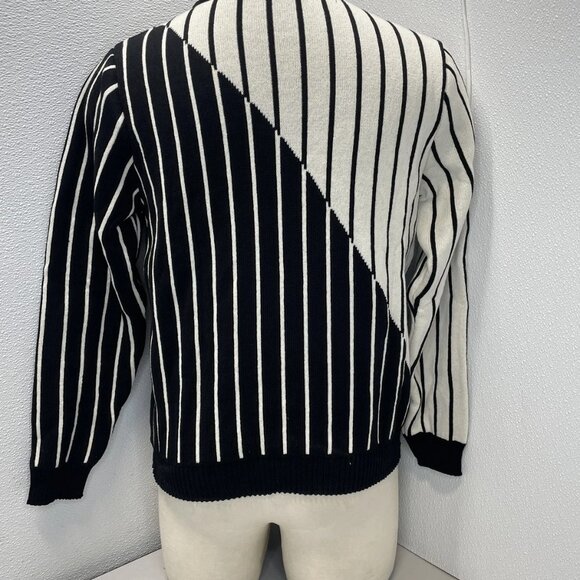 Ingmarson Striped Wool & Cashmere Sweater – Size Approx. M / Pit-to-Pit 21″ - Picture 2 of 7